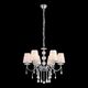 Люстра подвесная ST-Luce Aumentato [Хром, Прозрачный/Белый, Хром E14 6*40W]