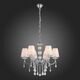 Люстра подвесная ST-Luce Aumentato [Хром, Прозрачный/Белый, Хром E14 6*40W]