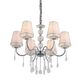 Люстра подвесная ST-Luce Aumentato [Хром, Прозрачный/Белый, Хром E14 6*40W]