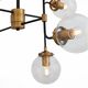 Люстра подвесная ST-Luce Varieta [Черный, Золото/Прозрачный E27 8*40W]