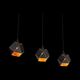 Люстра подвесная ST-Luce Enigma [Черный/Черный, Золото E14 3*40W]