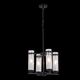 Люстра подвесная ST-Luce Bichero [Черный, Никель/Прозрачный E14 4*60W]