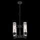 Люстра подвесная ST-Luce Bichero [Черный, Никель/Прозрачный E14 4*60W]