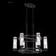 Люстра подвесная ST-Luce Bichero [Черный, Никель/Прозрачный E14 6*60W]