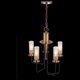 Люстра подвесная ST-Luce Delavera [Коричневый, Бронза/Бежевый E14 5*60W]