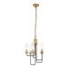 Люстра подвесная ST-Luce Delavera [Коричневый, Бронза/Бежевый E14 5*60W]