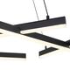 Люстра подвесная ST-Luce Basoni  [Черный/Белый LED 6*13W]