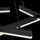 Люстра подвесная ST-Luce Basoni  [Черный/Белый LED 6*13W]