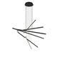 Люстра подвесная ST-Luce Basoni  [Черный/Белый LED 1*100W]