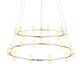 Люстра подвесная ST-Luce Cilindro [Хром/Белый LED 21*4W]
