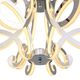  Люстра подвесная ST-Luce Aricia [Хром/Белый, Хром LED 6*26W]