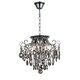 Люстра потолочная ST-Luce Orecchini [Темный хром/Тонированный черный E14 6*40W]