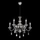 Люстра подвесная ST-Luce Siema [Хром, Дымчатый, Прозрачный E14 6*40W]