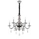 Люстра подвесная ST-Luce Siema [Хром, Дымчатый, Прозрачный E14 6*40W]