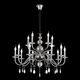 Люстра подвесная ST-Luce Siema [Хром, Дымчатый, Прозрачный E14 15*40W]