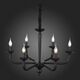 Люстра подвесная ST-Luce Siema [Черный E14 6*40W]