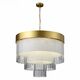 Люстра подвесная ST-Luce Золотистый/Белый, Прозрачный E14 12*40W