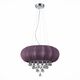 Люстра подвесная ST-Luce Preferita [Хром/Фиолетовый E14 5*40W]