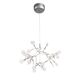 Люстра подвесная ST-Luce Rafina [Серебристый/Белый LED 30*0,5W]