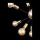 Люстра подвесная ST-Luce Foglione [Черный, Золото E27 12*7W]