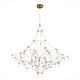 SL797.213.114 Люстра подвесная ST-Luce Золотистый, Прозрачный LED 114*0,45W 3000K