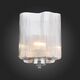 Бра ST Luce Onde [Серебристый/Прозрачный E27 1*60W]