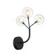 Бра ST Luce Demele [Черный/Прозрачный, Белый G4 LED 3*2W]