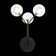 Бра ST Luce Demele [Черный/Прозрачный, Белый G4 LED 3*2W]