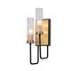 Бра ST Luce Delavera [Коричневый, Бронза/Прозрачный E14 2*60W]