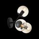 Бра ST Luce Stampo [Черный/Дымчатый E27 3*40W]