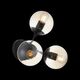 Бра ST Luce Stampo [Черный/Дымчатый E27 3*40W]