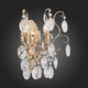 Бра ST Luce Orecchini [Золото/Прозрачный E14 2*40W]