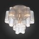 Люстра потолочная ST-Luce Onde [Серебристый/Прозрачный E27 3*60W]