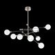 Люстра потолочная ST-Luce Giacio [Никель/Прозрачный LED 8*4,5W]