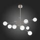 Люстра потолочная ST-Luce Giacio [Никель/Прозрачный LED 8*4,5W]