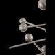 Люстра потолочная ST-Luce Giacio [Никель/Прозрачный LED 8*4,5W]