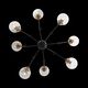 Люстра потолочная ST-Luce Varieta [Черный, Золото/Прозрачный E27 8*40W (из 2-х коробок)]