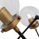 Люстра потолочная ST-Luce Varieta [Черный, Золото/Прозрачный E27 8*40W (из 2-х коробок)]