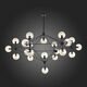 Люстра потолочная ST-Luce Arte [Черный/Дымчатый E27 21*40W]