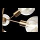 SLE155302-06 Светильник потолочный Античная медь/Янтарный E14 6*60W