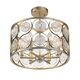 Светильник потолочный ST-Luce Favoleno [Золотой с патиной/Золото, Прозрачный E14 6*60W]