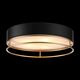 Светильник потолочный ST-Luce Onde [Черный, Матовое золото/Белый E14 5*40W]