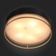 Светильник потолочный ST-Luce Onde [Черный, Матовое золото/Белый E14 5*40W]