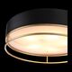 Светильник потолочный ST-Luce Onde [Черный, Матовое золото/Белый E14 5*40W]