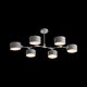 SLE183702-06 Светильник потолочный Серый/Серый E14 6*60W