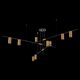 SL1206.402.09 Светильник потолочный ST-Luce Черный/Латунь GU10 9*7W