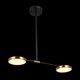 SL1605.403.02 Светильник подвесной ST-Luce Черный/Латунь, Белый LED 2*8,5W 3000K