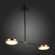SL1605.403.02 Светильник подвесной ST-Luce Черный/Латунь, Белый LED 2*8,5W 3000K
