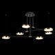 SL1605.403.06 Светильник подвесной ST-Luce Черный/Латунь, Белый LED 6*7,5W 3000K