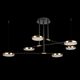 SL1605.403.06 Светильник подвесной ST-Luce Черный/Латунь, Белый LED 6*7,5W 3000K